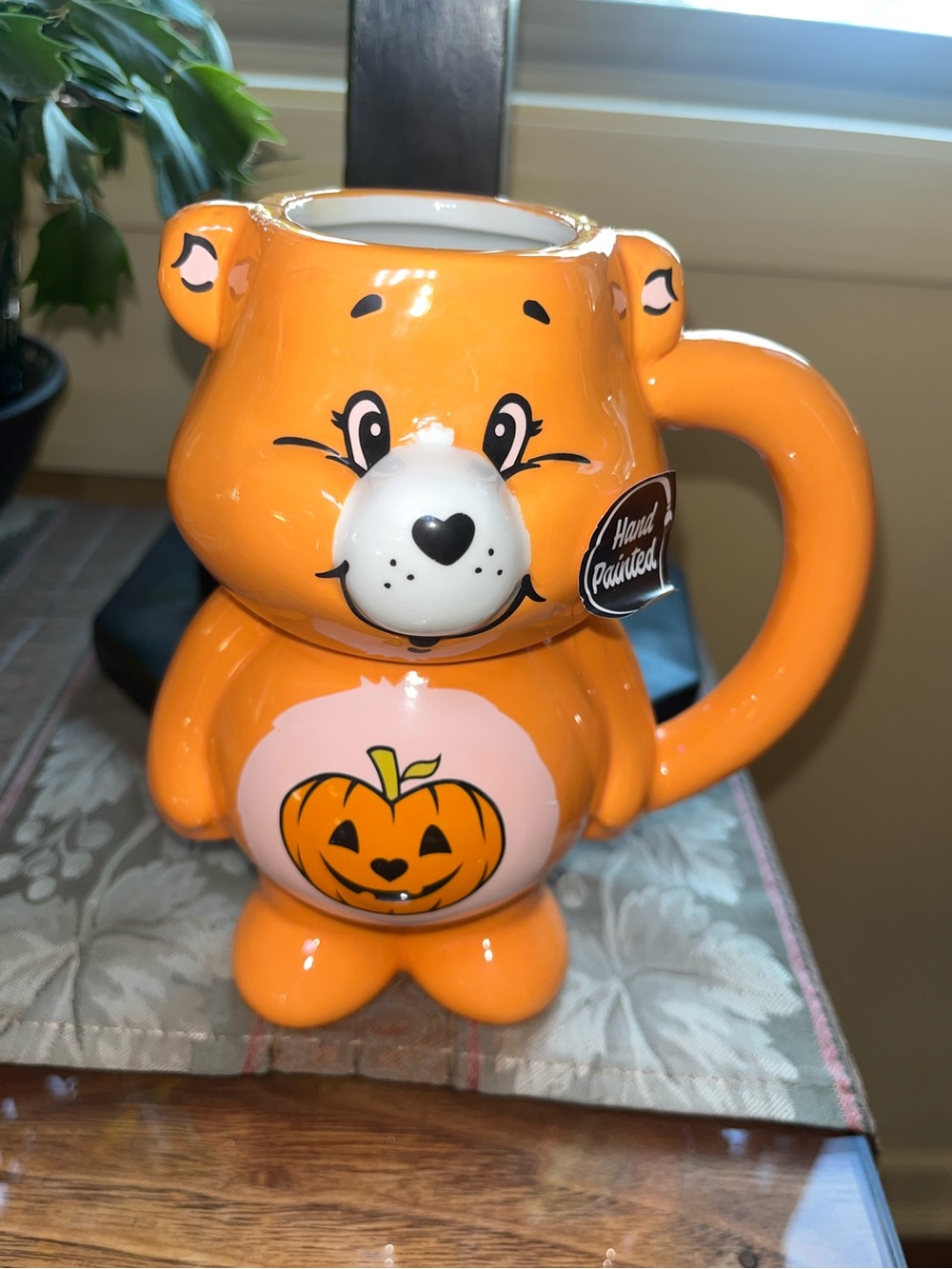 Care Bears Orange Bear Mug with Jack-o'-Lantern Belly